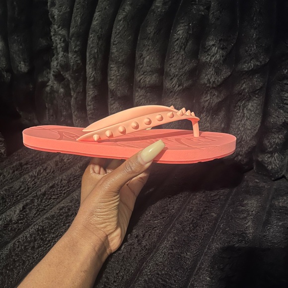 Christian Louboutin flip-flops